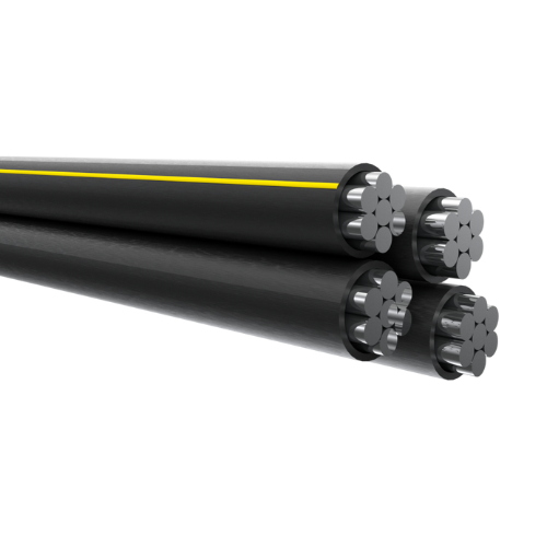 1000' 2-2-2-2 Wittenberg Quadruplex Aluminum Conductor Underground Direct Burial 600V URD