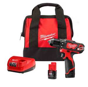3/8" Cordless M12 Milwaukee Drill/Driver Kit 2407-22