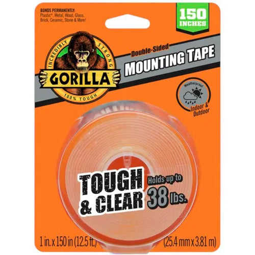 Gorilla Tough & Clear Mounting XL Tape, 1