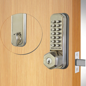 Premium Light Duty Mechanical Lock Stainless Steel Mortise Deadbolt With Key Override CL210SS