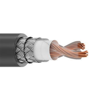 Belden 9250 18 AWG 1 Pair 7x26 Stranding RG-22B/U Twinax 95 Ohm Cable