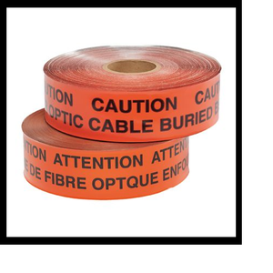 Underground Hazard Fiber Optic Tape HTDU6O-FO