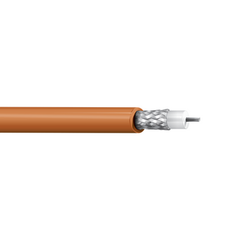 Belden 83264 30 AWG 7 Stranded Unshielded M17/94 75 Ohm Clad Steel SPC Braid FEP Coaxial Cable