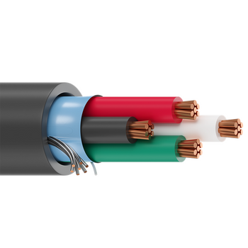 Belden 6302FE 18 AWG 4C CMP Plenum Overall Foil Shield 300V Commercial Audio System Cable(500FT,1000FT)