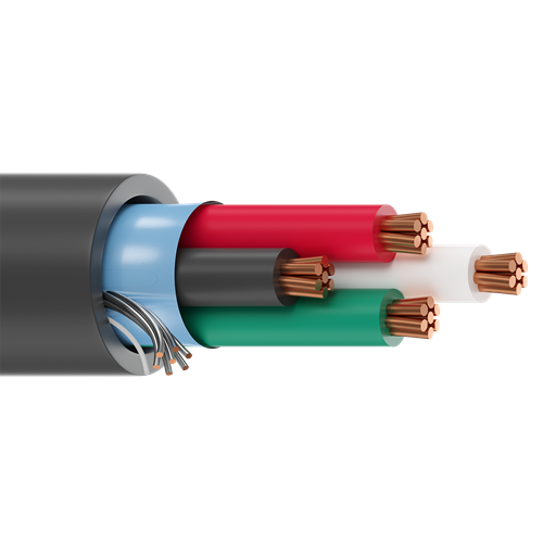 Belden 6502FE 22 AWG 4C CMP Plenum Overall Foil Shield 300V Commercial Audio System Cable