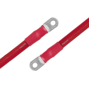 3/8" 4 AWG Lug on Each End Red Battery Cable Assemblies
