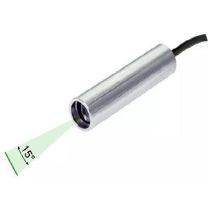 90 cm Focus 15 Deg 520 nm Class 1M Green Line Laser Module VLM-520-57 LPO-D15-F90