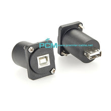 USB A to B Panel Mount D-Shape PCM-RPMC-34 (Pack of 500)
