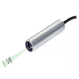 40 cm Focus 10 Deg 520 nm Class 1M Green Line Laser Module VLM-520-57 LPO-D10-F40