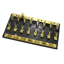 Brass Fuse Block with Independent Bus Bar