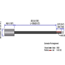 VLM-635-58 LPO-D10-F40 635 nm Red Crosshair Class 10° 40 cm