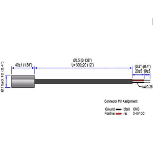 VLM-635-56 LPO-D10-F90 635 nm Red Line Class 1M 10° 90 cm