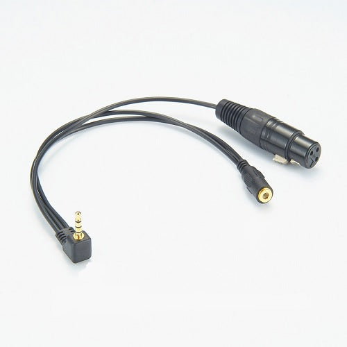 TRRS to XLR Microphone & 3.5mm Cable PCM-AUC-34