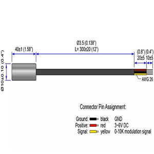 VLM-635-59 LPO-D10-F90 635 nm Red Crosshair Class 10° 90 cm