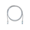 5'  Belden CA21108005 24 AWG 4 Pair Solid Bare Copper Category 6A Gray 10GX Patch Cord