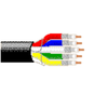 Belden 1418B 26 AWG 5 Conductor 7x34 Stranding 300V RGB Video Coax Cable