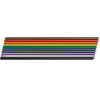 Belden 9R28050 28 AWG 50 Conductor 7x36 Stranding 0.050 in Pitch 300V Rainbow Ribbon Cable