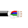 Belden 7711A 18 AWG 4 Conductor Solid Bare Copper 300V Video Flex Digital Coax Snake Cable
