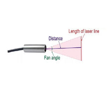 VLM-635-56 LPO-D45-F20 635 nm Red Line Class 1M 45° 20 cm