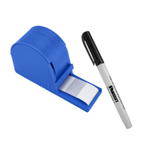 Dispenser Tape Pen Write On Label Kit