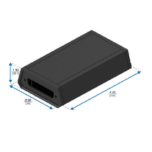 DB25 Faceplate Table/Desk Black Enclosure A27BKDB25