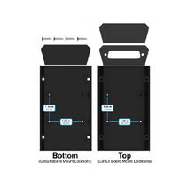 DB25 Faceplate Table/Desk Black Enclosure A27BKDB25