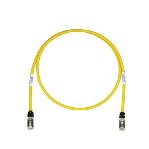 26 AWG Category 6A Shielded Patch Cord Yellow STP6X35YL