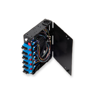 Single-Panel Housing Pigtailed 12 F (OS2) single fiber 250 µm SPH-CS12-A9-P00RE