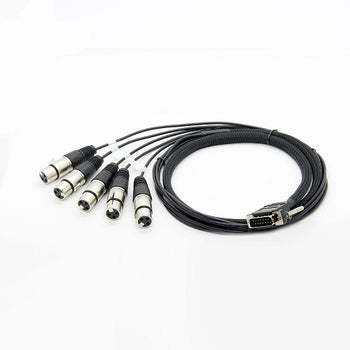 Encoder Audio Cable 15 Pin Male DB15 to XLR Audio PCM-AXC-07