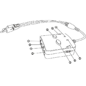 Dual 3.5mm Plug Computer Headset Training Box PCM-CCH-19