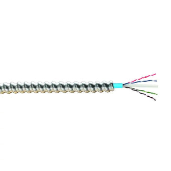 1000' 23 AWG 4 PAIRS GenSPEED 6 Category 6 Interlock Armored Cable