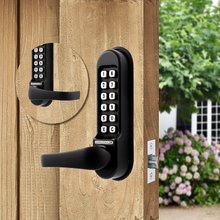 Black Marine Heavy Duty Code Free Mechanical Locks With Marine Tubular Latch and Back to Back Marine Tubular Latch