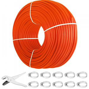 1/2" x 1000ft PEX Tubing Oxygen Barrier PEX-B Radiant Floor Heat Blue Pipe P130-7-1000R