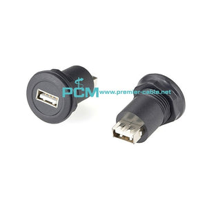 USB Panel Connector with M22 Thread for Front Installation PCM-RPMC-39 (Pack of 500)
