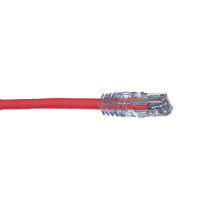 3m 24 AWG Red Cat 6 Stranded Patch Cord UTPSP3MRDY