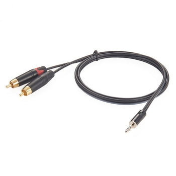 3.5mm Male to 2 Male RCA Adapter PCM-AUC-61