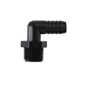 1-1/4" Barb X 1-1/2" MIP Polypropylene Elbow 33335P