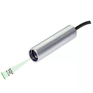 10 cm Focus 10 Deg 520nm Class 1M Green Line Laser Module VLM-520-56 LPO-D10-F10