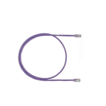 Polycarbonate 5 FT Category 6 Stranded Unshielded Patch Cord Violet NK6PC5VLY