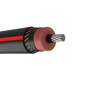 2 AWG Solid Aluminum Primary UD Cable 14 AWG 1/3 Neutral EPR / LLDPE MV-90 100% 175 mil 15 kV