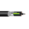 2 AWG 3C W/G + Drain Wire Tinned Copper Stranded TC-ER VFD Flexible Cable 600/1000V
