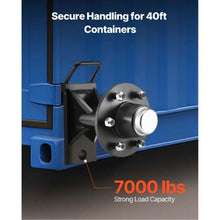 Shipping Container Wheels 6-Lug Wheels Kit Heavy Duty Shipping Container Axle with Ratchet Tie Down-Moves 20 ft - 40 ft Secure Transport for Dock