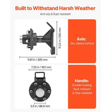 Shipping Container Wheels 8-Lug Wheels Kit, Heavy Duty Shipping Container Accessories with RatchetTie Down-Moves 20 ft - 40 ft Secure Transport for Dock
