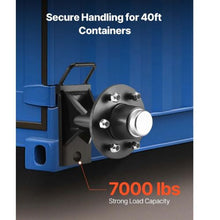 Shipping Container Wheels 8-Lug Wheels Kit, Heavy Duty Shipping Container Accessories with RatchetTie Down-Moves 20 ft - 40 ft Secure Transport for Dock