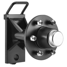 Shipping Container Wheels 8-Lug Wheels Kit, Heavy Duty Shipping Container Accessories with RatchetTie Down-Moves 20 ft - 40 ft Secure Transport for Dock
