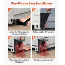 Shipping Container Jack Lug with U-Shaped Handle 1-Pack Storage Leveler Booster Withstands Sun & Rain Heavy Duty Container Jack Lug for Shipping Industry