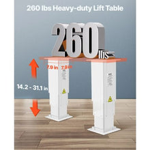 Electric Lifting Column System  260 lbs Lift Table Three-stage Adjustable Desk Column Telescopic Table Leg Comes with Power-Supply Option to Control up/Down Motion