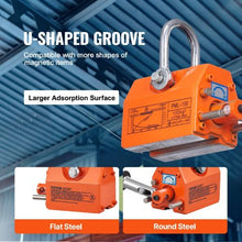 Magnetic Lifter 220 lbs/100 kg Pulling Capacity Neodymium & Steel Permanent Lift Magnets Heavy Duty Magnet for Hoist