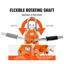 Magnetic Lifter 4400lbs/2000kg Pulling Capacity 2.5 Safety Factor Neodymium & Steel Permanent Lift Magnets Heavy Duty Magnet for Hoist