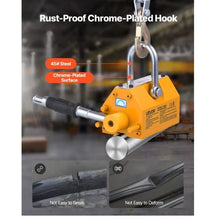 Permanent Magnetic Lifter 880 lbs Pulling Capacity Heavy Duty N42 Neodymium Lifting Magnet with Release Handle and Steel Hook